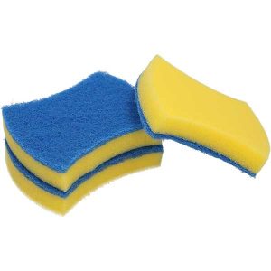 ESTROPAJO SALVAUÑAS AZUL 3 UNDS.