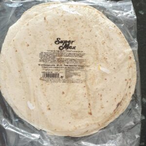 TORTAS DE TRIGO SUPERMEX 15 CM, 18UND