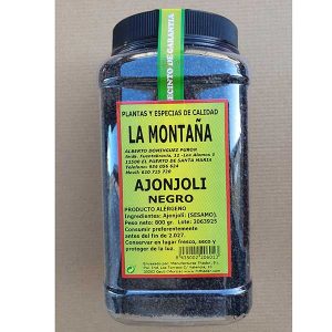 BOTE AJONJOLI  NEGRO GRANO SESAMO HOSTEL