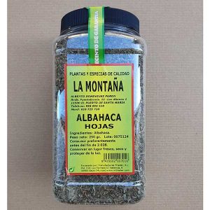 BOTE ALBAHACA EN HOJA-basilisco HOSTELER