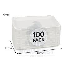 BANDEJA CALADO 22X28,100UND