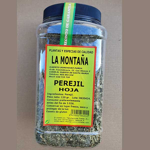 BOTE PEREJIL EN HOJA HOSTELERIA 1 BOTE PEREJIL EN HOJA HOSTELERIA