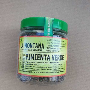 BOTE PIMIENTA VERDE DESHIDRATADA GRAN CO