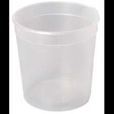 TARRINA BLANCA CARACOL 1L,25UND